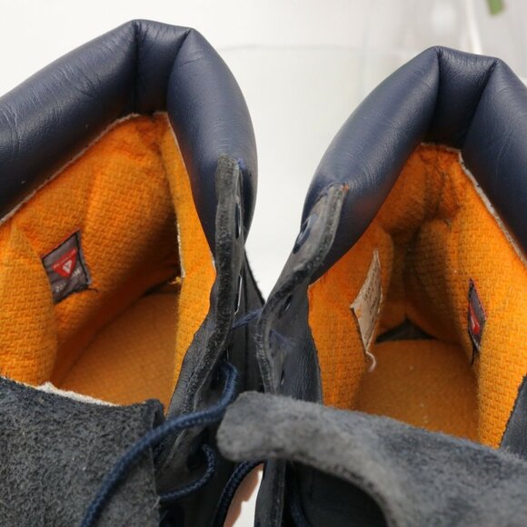 Timberland Mens Waterproof Boot Size 7 Premium 6Inch Blue Leather Insulated - Picture 9 of 12